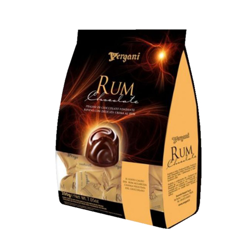 Chocolate /Vergani/ dark chocolate praline with rum 20*130 gr