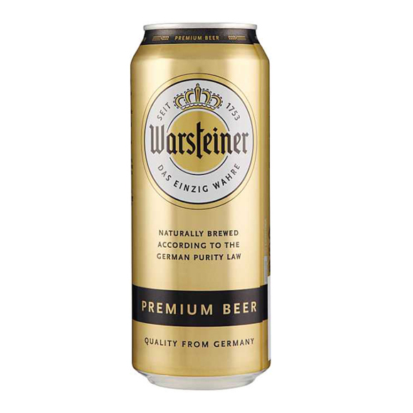 Beer / Warsteiner can / 0.5 l