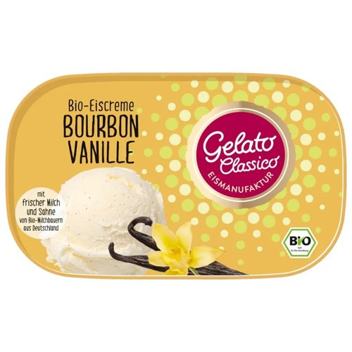 ორგანული ნაყინი / Gelato Classico / ვანილის, ბურბონით 6*750მლ