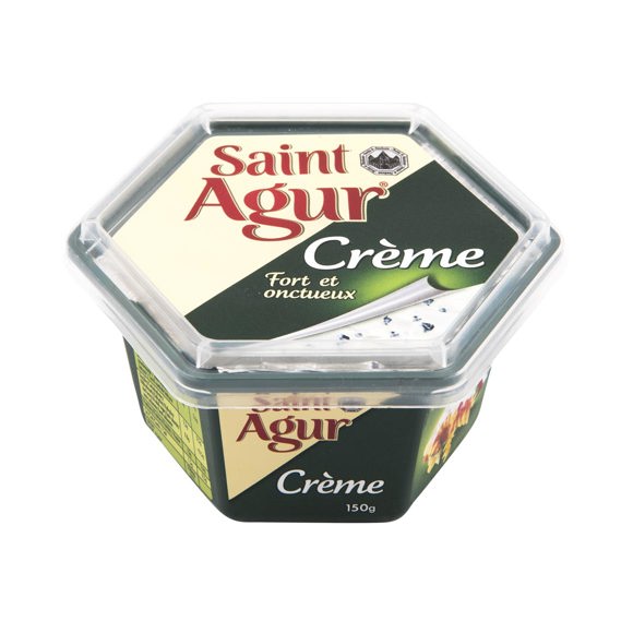 წასასმელი ყველი / SAINT AGUR CREME / ლურჯი ობით 8*150გ