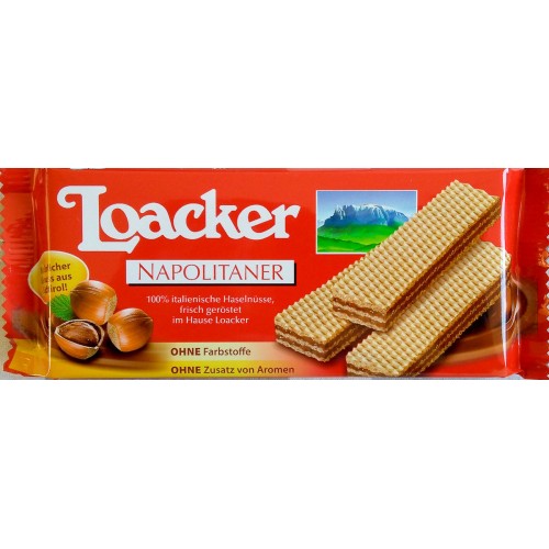 "LOACKER"- ვაფლი კლასიკი ნაპოლიტანერი 90გრ