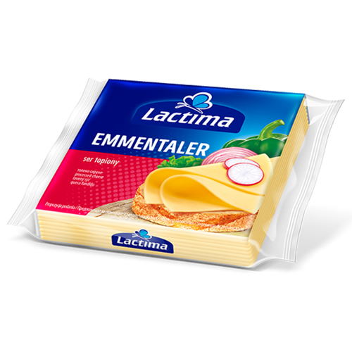 Proceseed cheese / Lactima / layer Emmentaler 130 gr