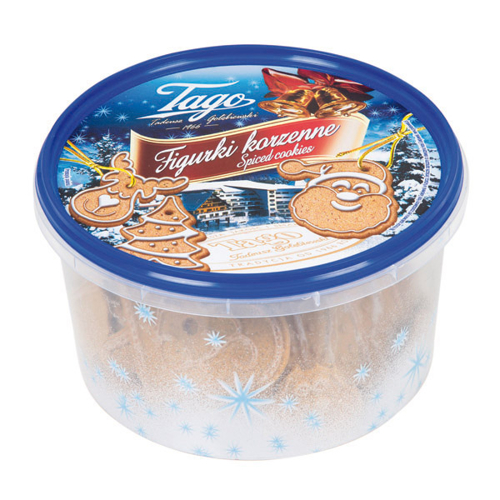 Biscuits Tago Ginger, Christmas figures 250 gr