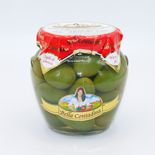 Green olives/ Bella Contadina/ 6*330g (580ml)