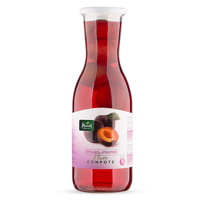 Black plum compote / Nena / 1 l