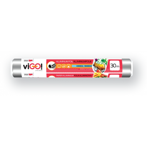 ალუმინის კილიტა / viGO! / 30 მ, რულონი 