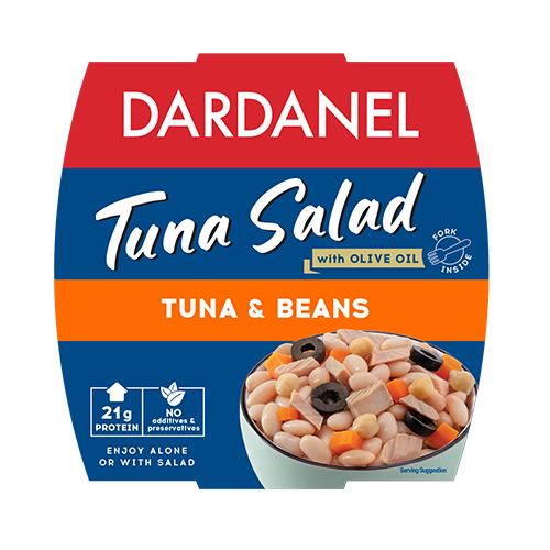 Canned fish /Dardanel/ Tuna salad with beans/ 24*160 g