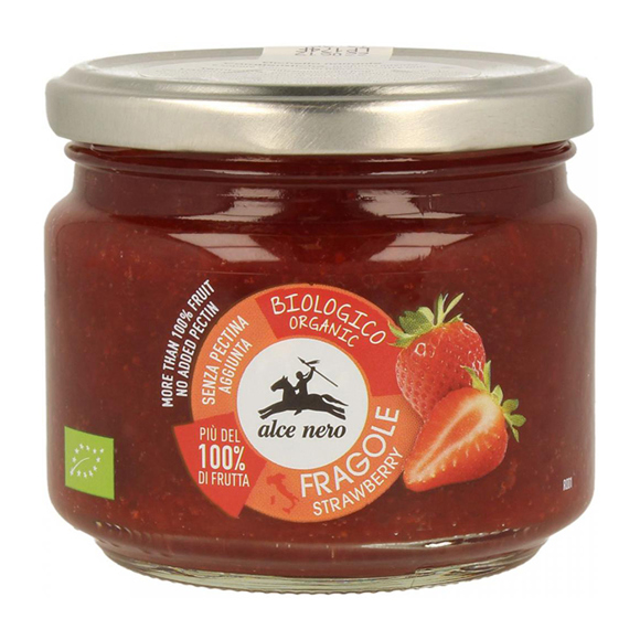 Jam Alce Nero Organic strawberry 270 gr