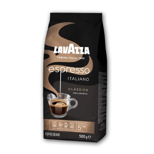 "Lavazza"-მარცვალი ყავა პაკეტში ESPRESSO INT 500 გრ