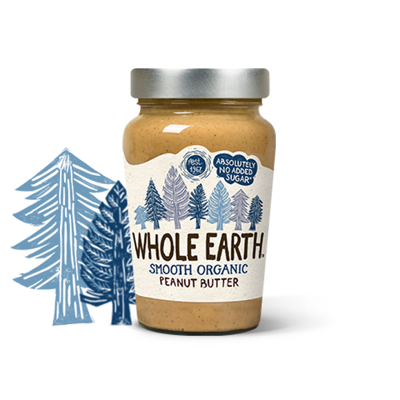 Peanut cream Clipper "WHOLE EARTH" organic 340 gr