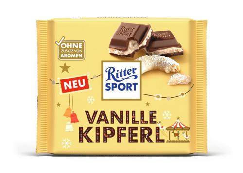 შოკოლადი/ რიტერ სპორტი/ ვანილის ორცხობილით/  12*100 გ