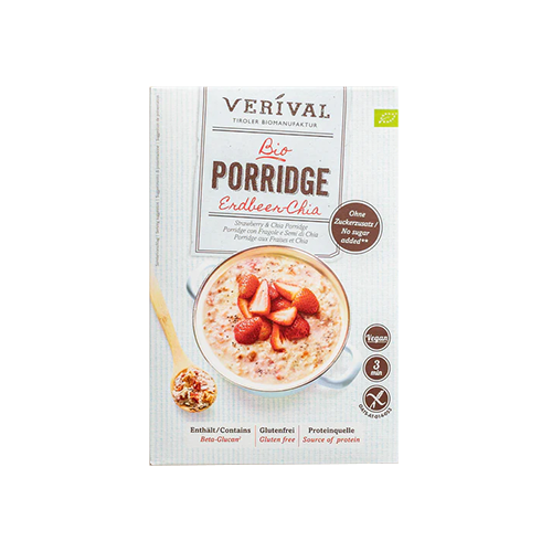 ორგანული ფაფა/ Verival/ ჩიათი და მარწყვით/ 6*350გ