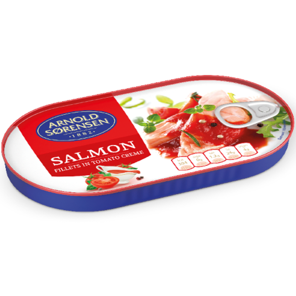 თევზის კონსერვი / Kaija ორაგული ტომატის სოუსში / 170 გრ 