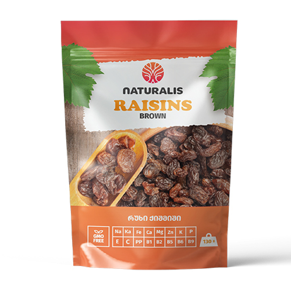 Gray raisins Naturalis / 130 gr