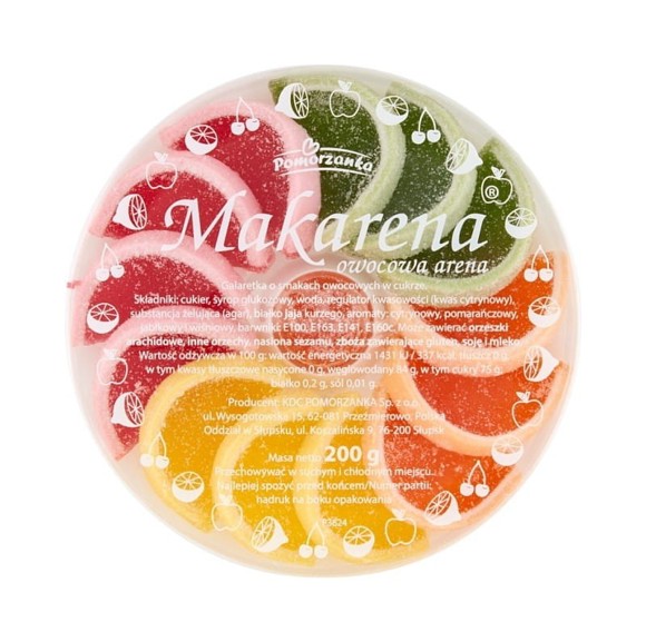 Marmalade / Woogie / "Macarena" assorted fruits 12 * 200 gr