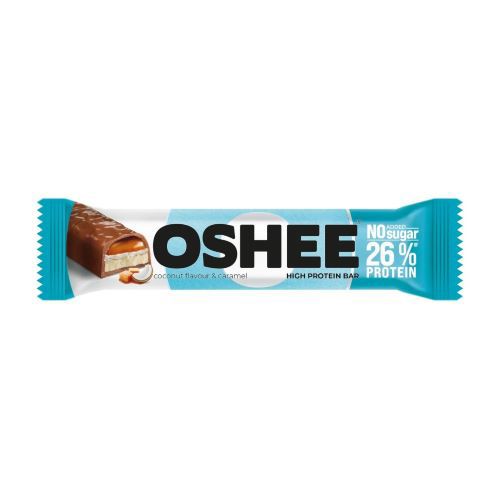 Sugar-free protein bar 26%/ OSHEE / with caramel and coconut 12*49g