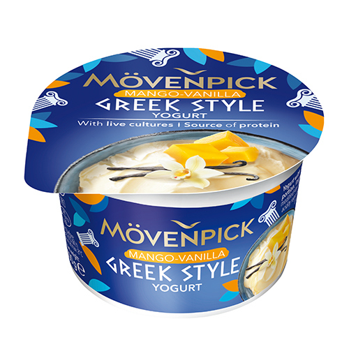 Yogurt / Movenpick / Greek / with mango and vanilla / protein 5% 20*100g