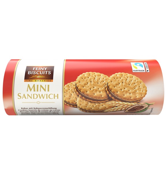 Feiny biscuits/"mini sandwich" with chocolate cream 30*180g