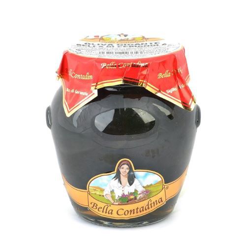 Olives/ Bella Contadina/ Black, (140/160) Cheriniola 6*330g (580ml)