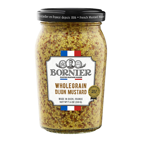 Mustard / Bornier / Dijon whole grains 210 gr