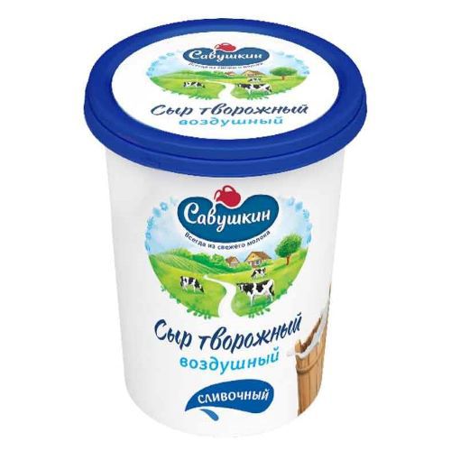 Cottage cheese / Savushkin product / airy, 60% 150 gr