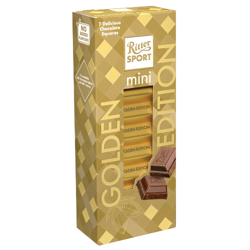 შოკოლადი/ რიტერ სპორტი/ მინი/ Golden Edition/ რძიანი შოკოლადი / 8*116 გ