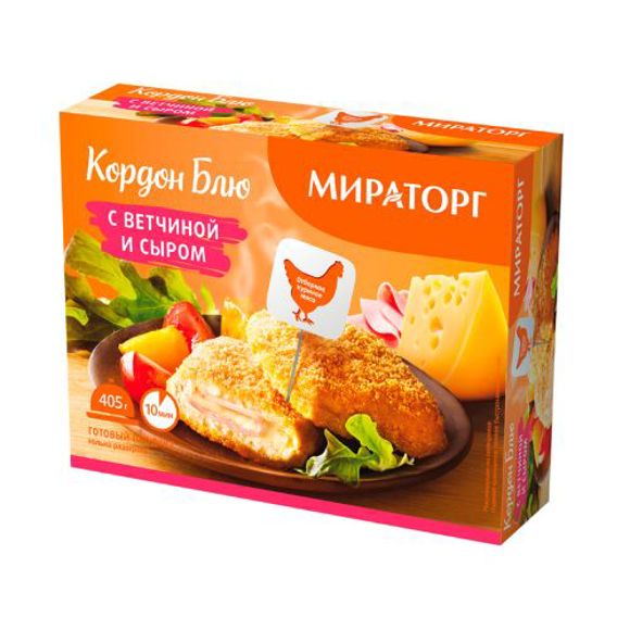 შნიცელი/მირატორგ/"კორდონ ბლუ"/ ლორითა და ყველით 10*405 გ