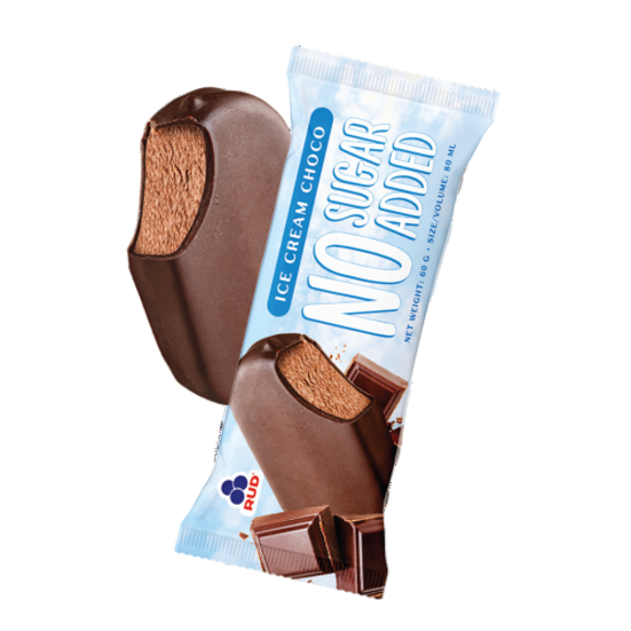 Ice cream / Eskimo with chocolate without sugar / 60 gr