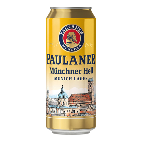 Beer / Paulaner original Munich can / 0.500 l