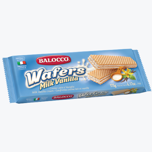 Waffle /Balocco/ with milk, vanilla 12*175g