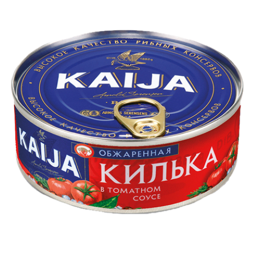 Canned fish / Kaija Kilka in tomato / 240 gr