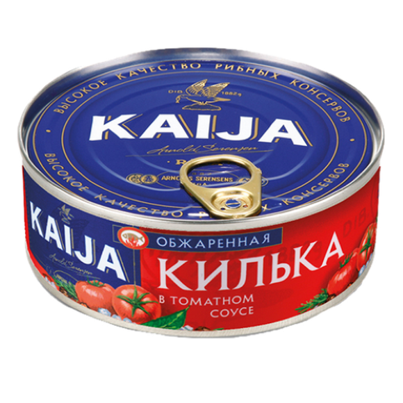 Canned fish / Kaija Kilka in tomato / 240 gr