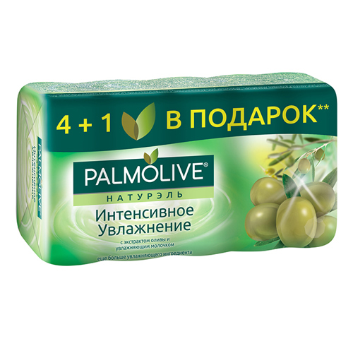 Soap /Palmoliv Econom package with milk and aloe (4+1)/ 70g