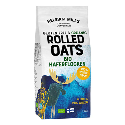 Flakes / Helsinki Mills / organic, large-grain oats without gluten 9*400 g