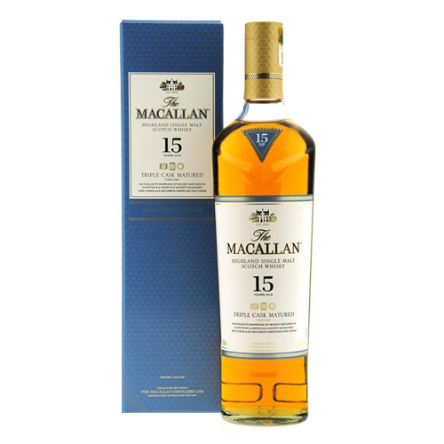 Scotch whiskey / MACALLAN 15Y TRPCSK / 0.7 l