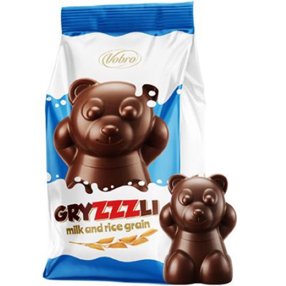 Chocolate /Vobro/ "Grizzly", milk 12*190g