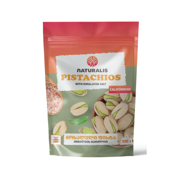 Roasted pistachios with Himalayan salt / 130 gr