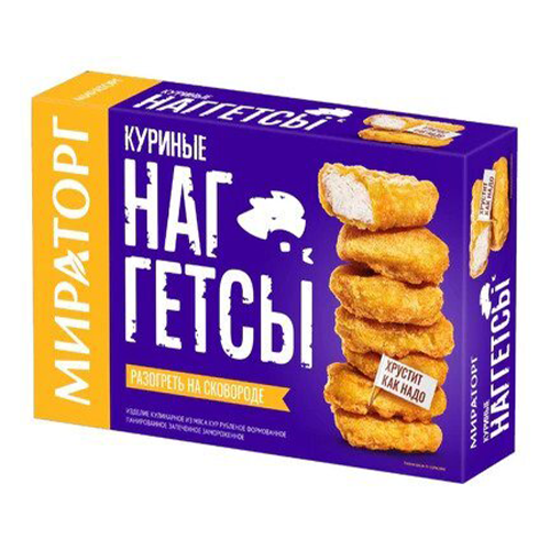 Nuggets/miratorg/chicken nuggets 12*250g