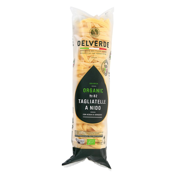 Pasta / Delverde / Organic tagliatelle nests / 250 g