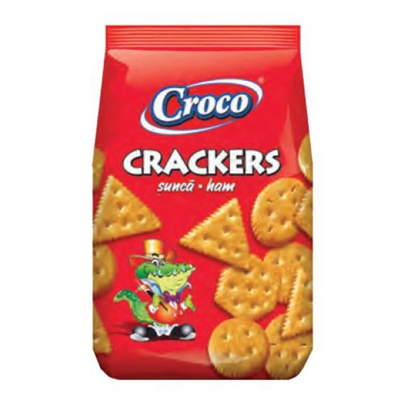 Crackers / Croco with bacon flavor / 100 gr