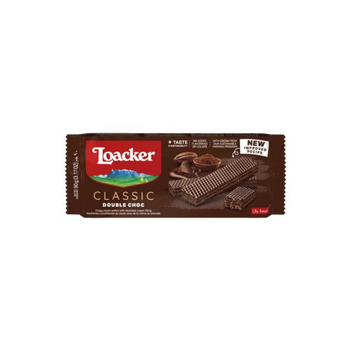 Waffle double chocolate / Loacher / 90 gr