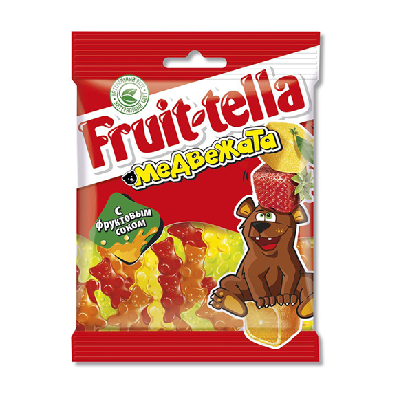 Gummy candy / "Frutel" marmalade bears 30x70 / 1 pc