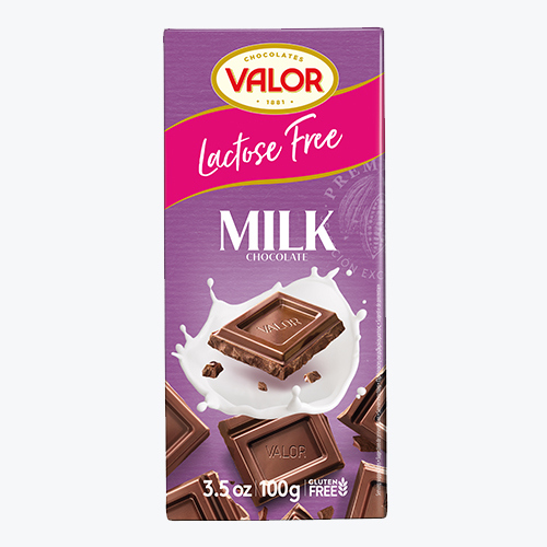 Chocolate /Valor/ sugar-free (steviat) with milk, lactose-free 102*100 g