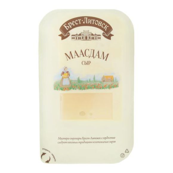 Cheese /Savushkin product/ semi-hard "Brest-Litovsk", Masdam" 45% 8*130g