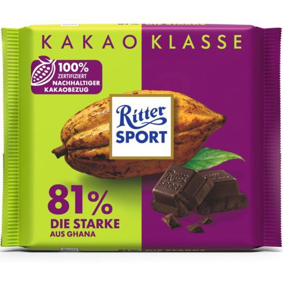 Dark chocolate 81% Extra / Ritter Sport / Ritter Sport / 100 gr