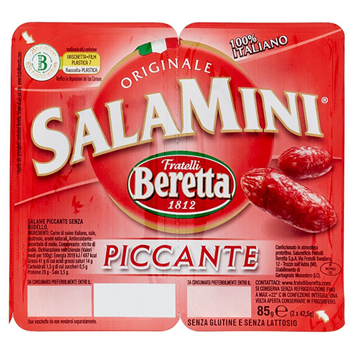 Mini salami/Beretta/spicy gluten-free 12*85g