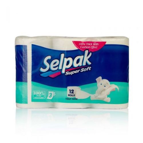 Toilet paper / Selpak 3 layers / 12 pcs