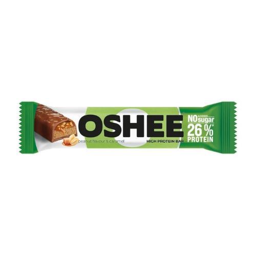 Sugar-free protein bar 27%/ OSHEE / with caramel and peanuts 12*49g