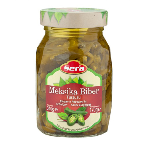 Canned vegetables / Sera / chopped jalapeno marinade 340 gr