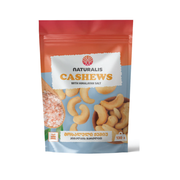 Roasted cashews with Himalayan salt 130g
